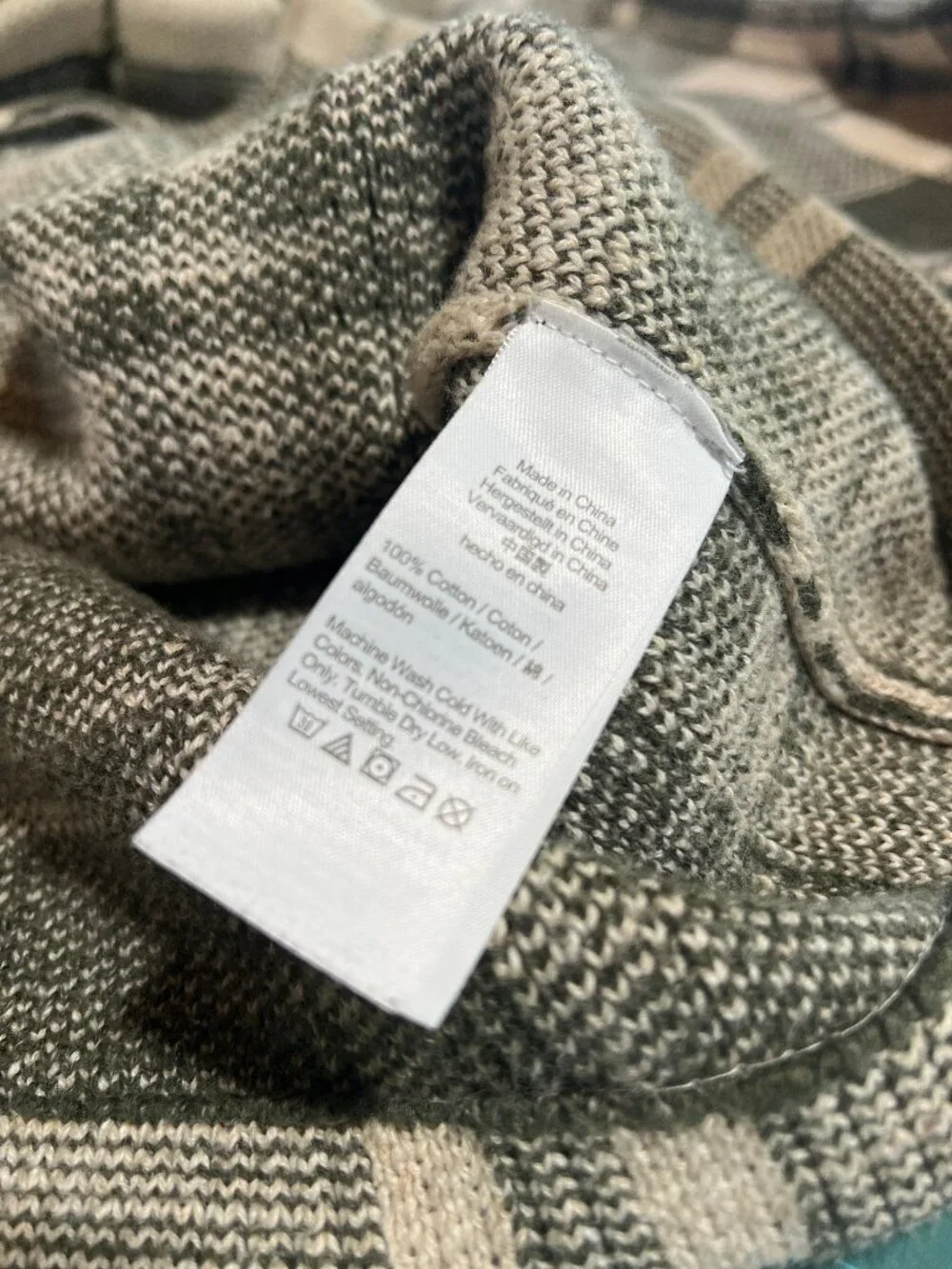 J Crew Men’s Cotton Knit Chore Jacket Sweater Medium
